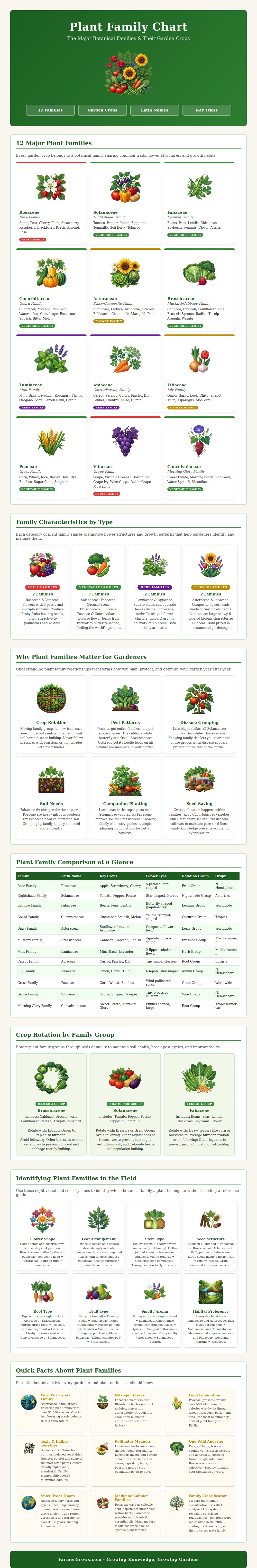 Plant Family Chart