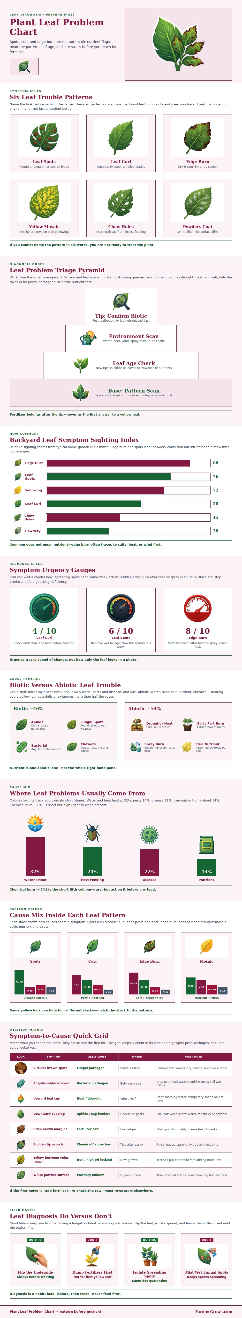Plant Leaf Problem Chart