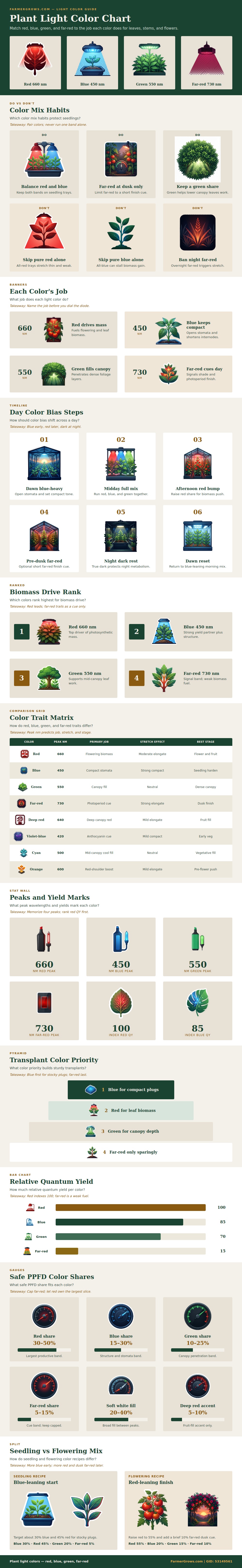 Plant Light Color Chart