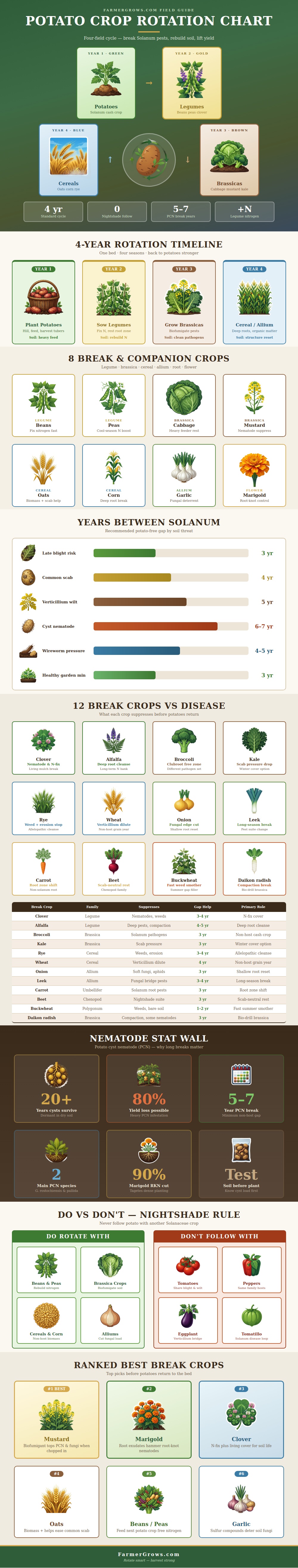 Potato Crop Rotation Chart