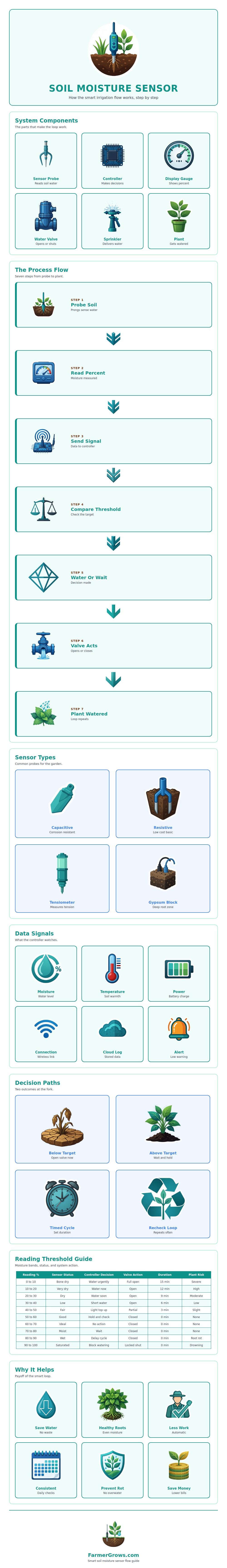 Soil Moisture Sensor Flow Chart