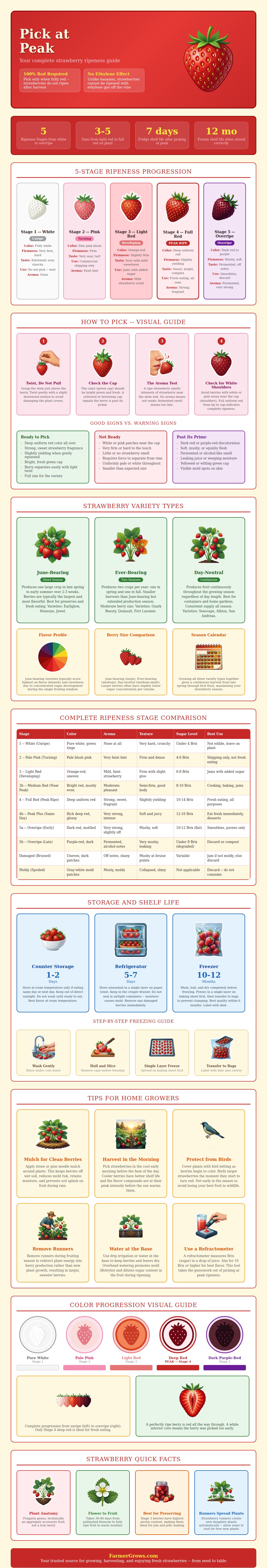 Strawberry Ripeness Chart