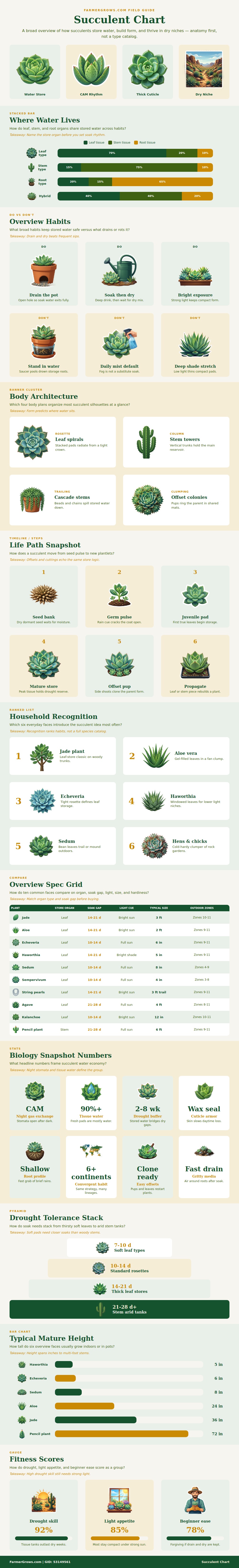 Succulent Chart