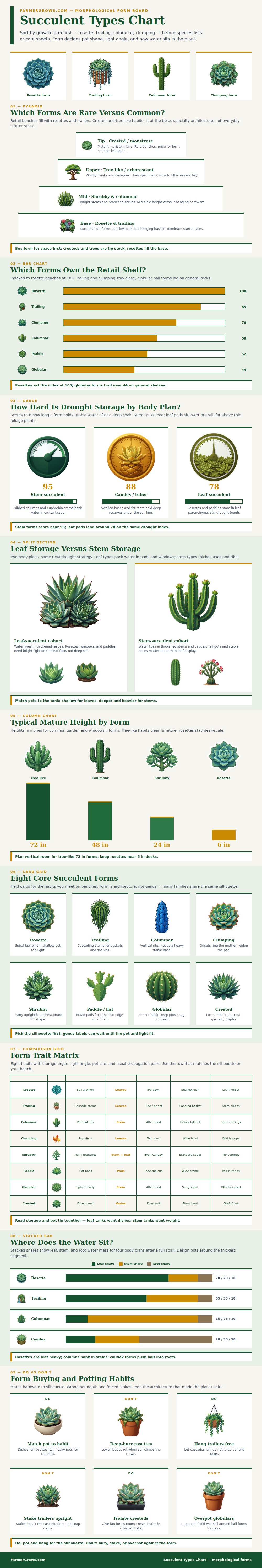 Succulent Types Chart
