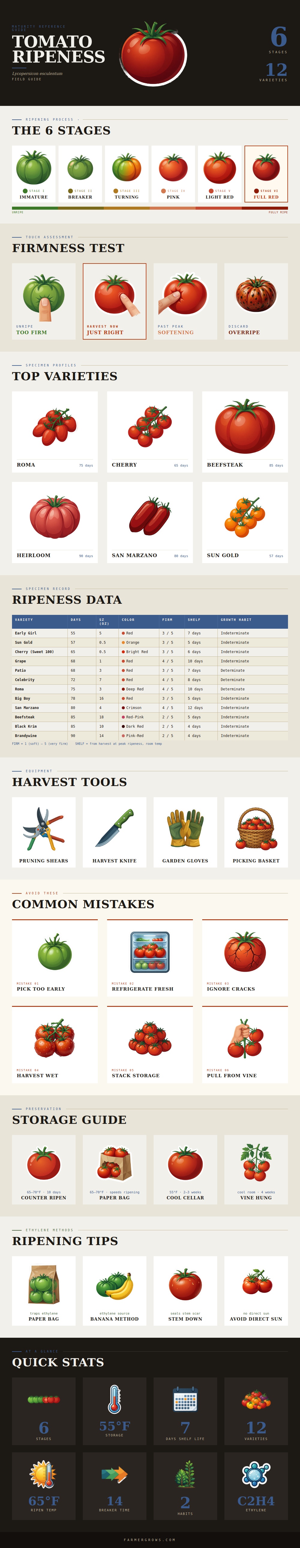 Tomato Ripeness Chart