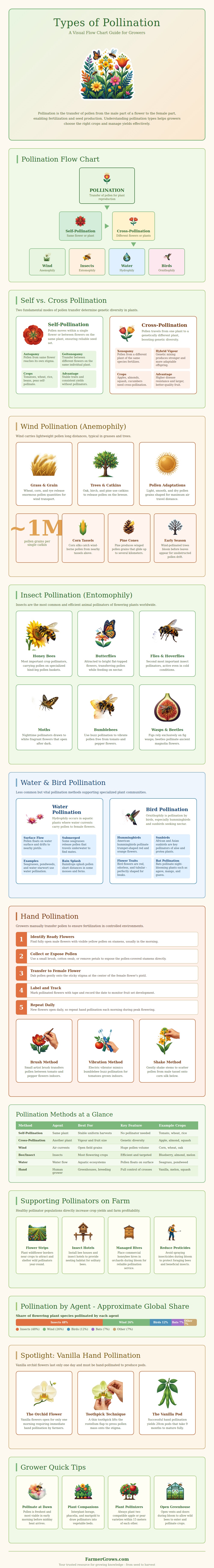 Types Of Pollination Flow Chart