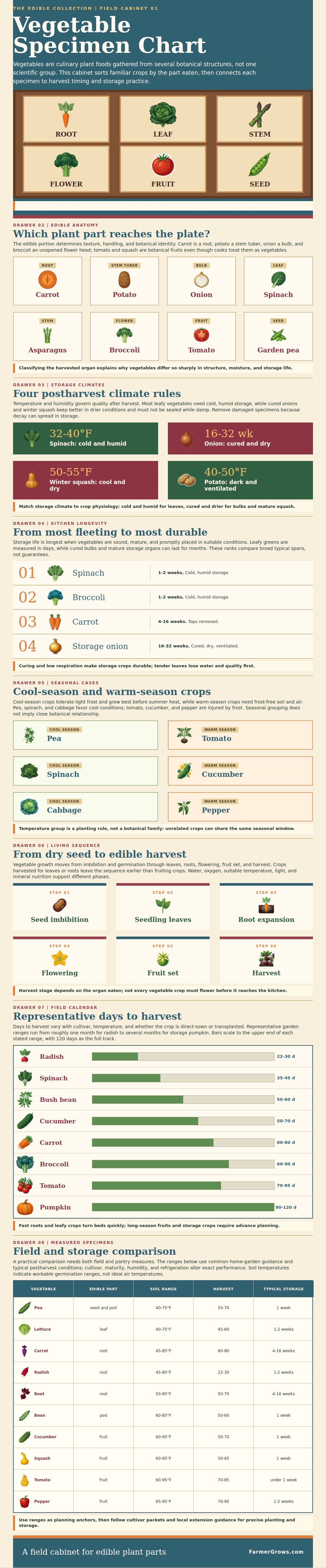 Vegetable Chart