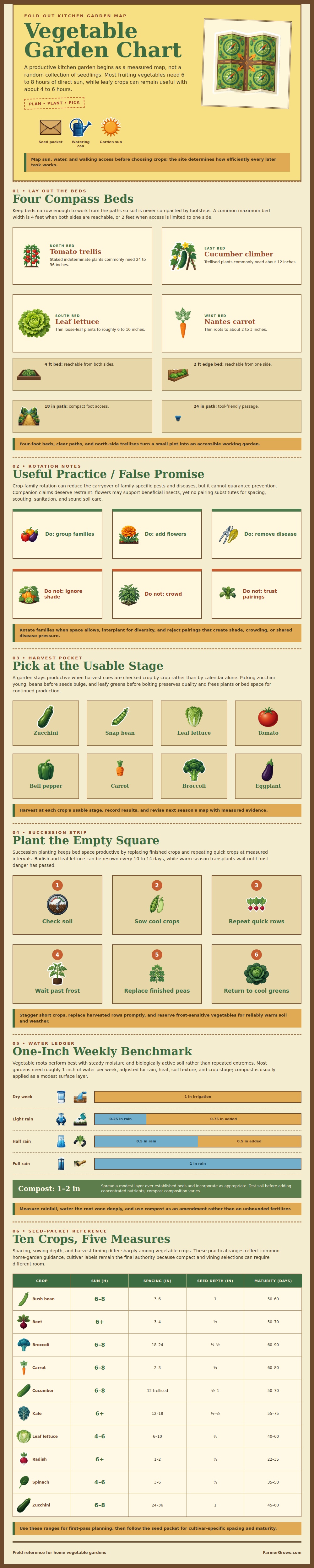 Vegetable Garden Chart