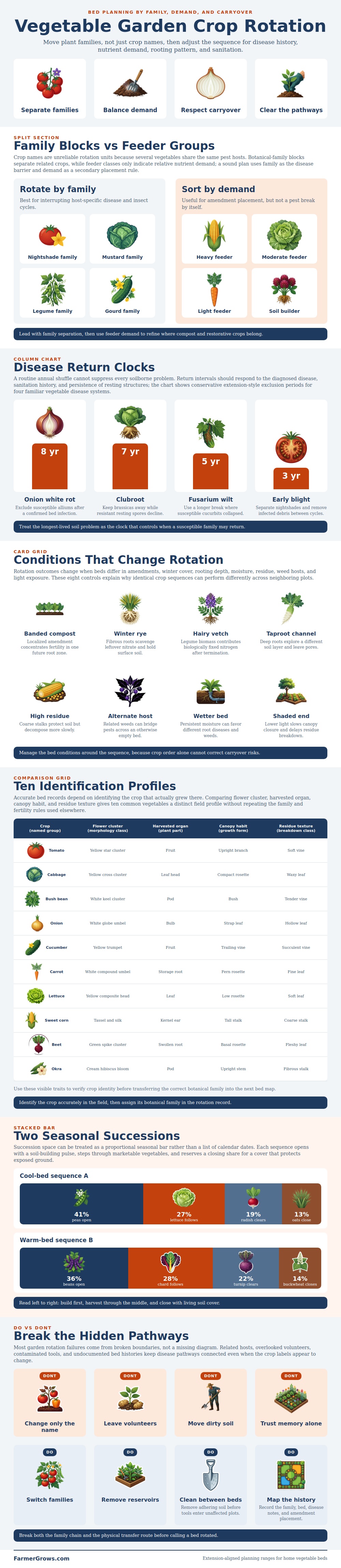 Vegetable Garden Crop Rotation Chart