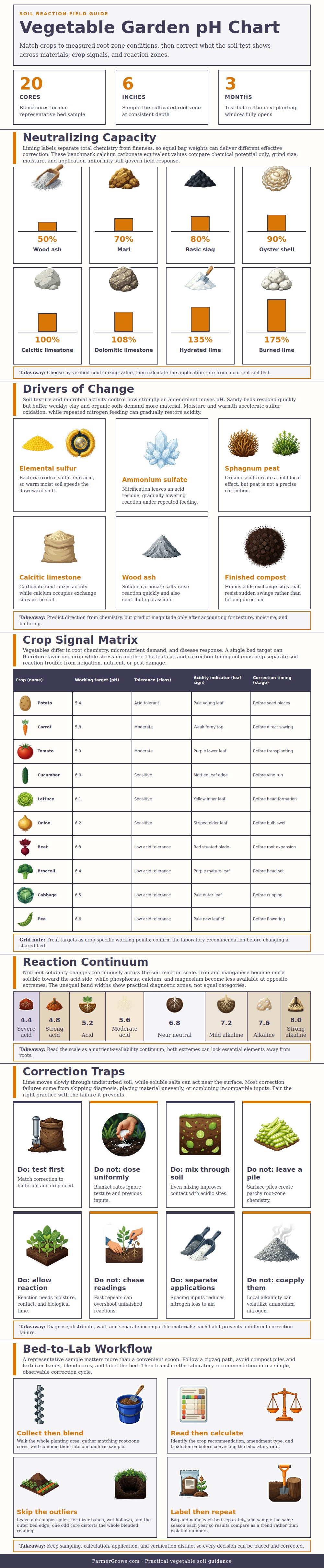 Vegetable Garden Ph Chart