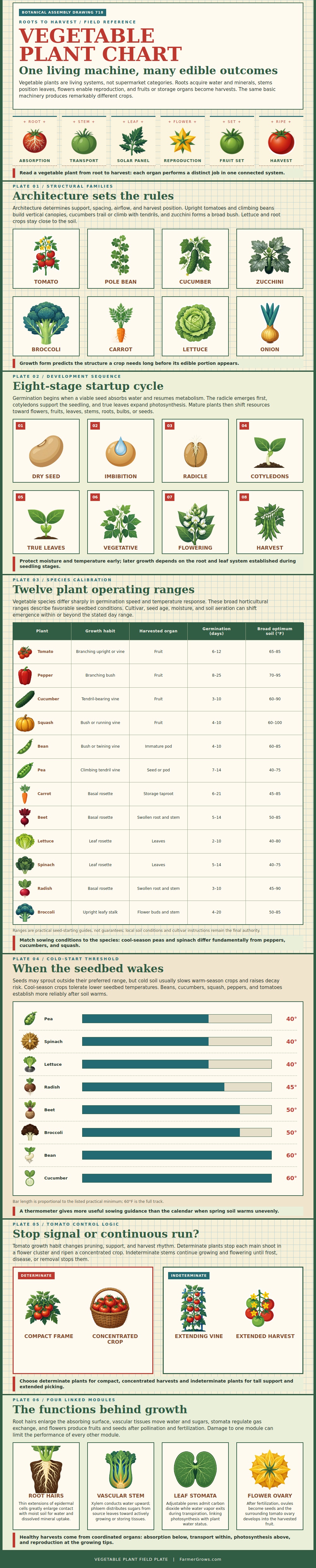 Vegetable Plant Chart