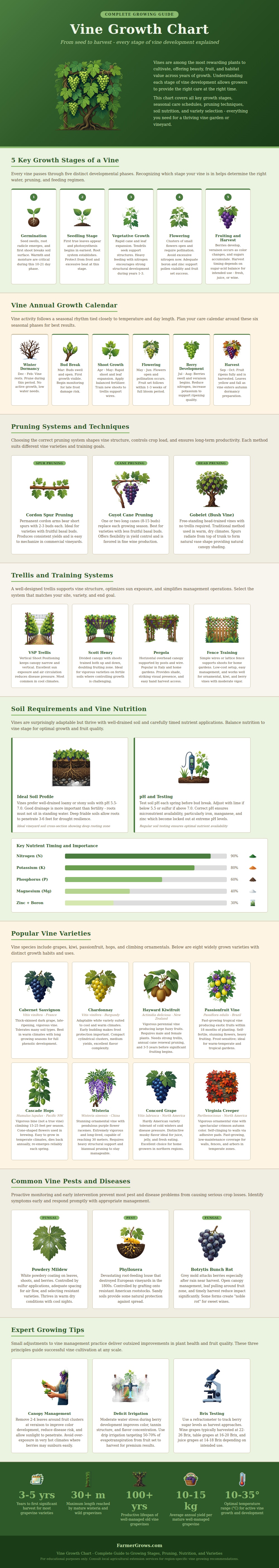 Vine Growth Chart