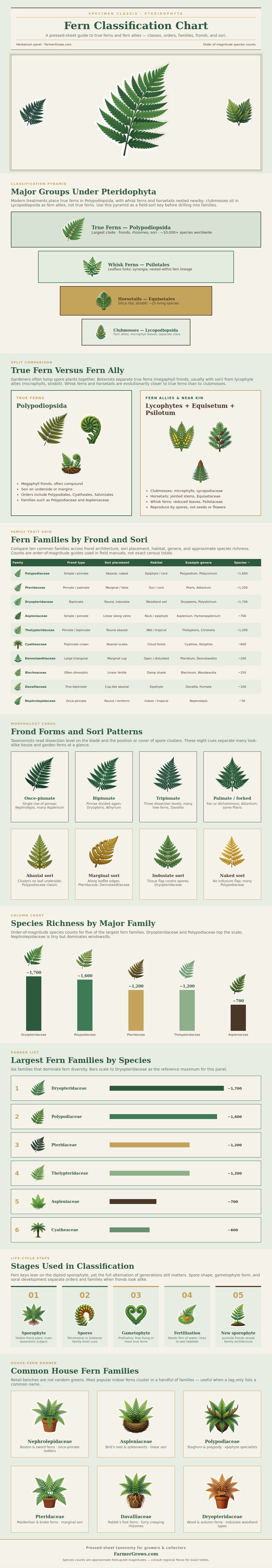 Fern Classification Chart